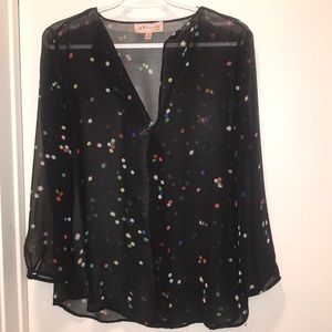 Philosophy sheer shirt